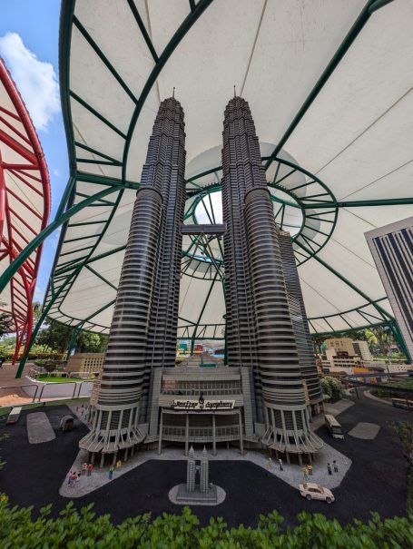 Petronas Towers made out of lego